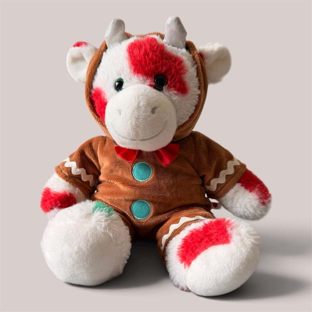 Build A Bear Mooey Christmas Cow Stuffed Animal